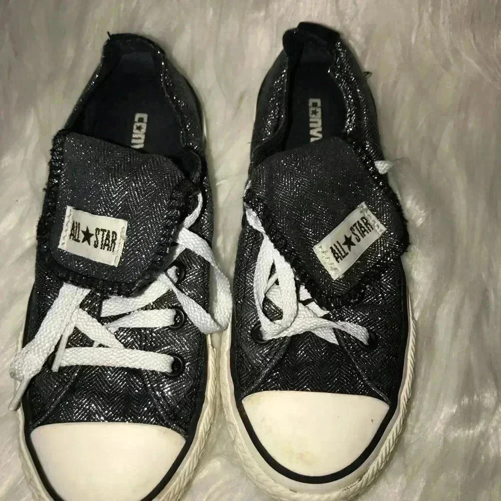 CONVERSE ALL STAR NAVY/SILVER SIZE 13